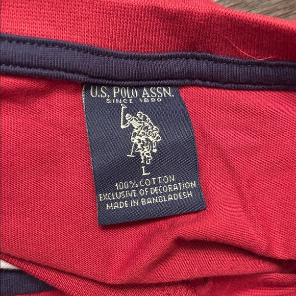 U.S.Polo Red and Navy Men's cotton - Picture 4 of 5